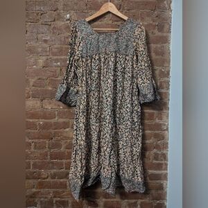 Vintage 70s Dress Made in India